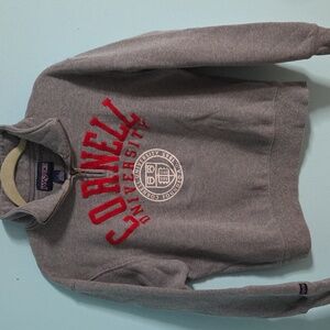 Jansport Gray Sweater with Red Cornell Logo